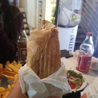 Veganer Wrap at Falafello in Halle