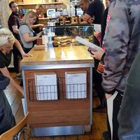 Busy Saturday morning at Local Hero in South West London