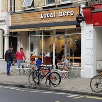 Outside at Local Hero in South West London