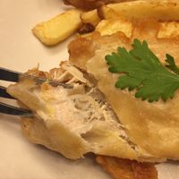 Faux fish and chips at FGF VEGAN - Famous Good Food in Oshawa