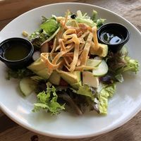 Mexicali salad, vegan version at Sugar Nymphs Bistro in Penasco