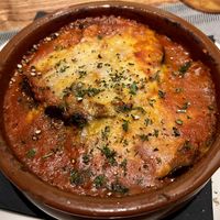 Baked aubergine   at Da Vinci Italian Restaurant in Aberdeen