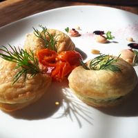 
Vegan sfogliatelle  at Da Vinci Italian Restaurant in Aberdeen