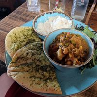 Chickpea dahl at Lifeboat Inn in St Ives