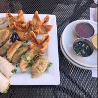 Dumplings at Lulu's Thai Noodle Shop in Westwood