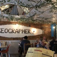 View from just inside the entrance at The Geographer in Fort William