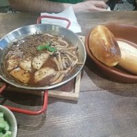 Mushroom tofu at Banh Mi 25 in Hanoi