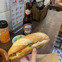 Tofu bahn mi at Banh Mi 25 in Hanoi