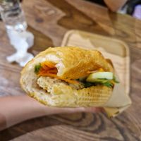 Tofu and mushroom at Banh Mi 25 in Hanoi