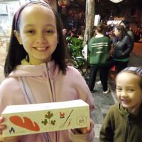 With Sandwich Box. at Banh Mi 25 in Hanoi