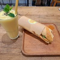 Good vegetarian/vegan food. Nice for a light meal. Recommend trying once at Banh Mi 25 in Hanoi