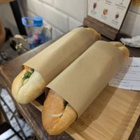 Food at Banh Mi 25 in Hanoi