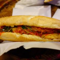 tofu banh mi for 25k at Banh Mi 25 in Hanoi