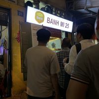 The order counter and you sir opposite   at Banh Mi 25 in Hanoi