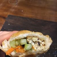 Vegan Banh Mi with Tofu (30,000VND) at Banh Mi 25 in Hanoi