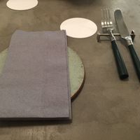 Table setting  at Vegimo 野菜食堂 in Hiroshima