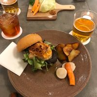 Best “burger” (sandwich)   at Vegimo 野菜食堂 in Hiroshima