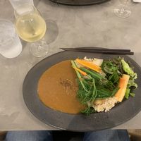 Curry and rice  at Vegimo 野菜食堂 in Hiroshima
