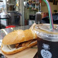 Delicious vegan Bahn Mi at Banh Mi Thien Van in Ho Chi Minh City