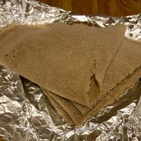 Injera  at Bejte Ethiopia in Berlin