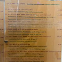 Menu at Bejte Ethiopia in Berlin