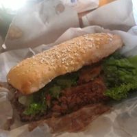 Bocata at Antojos Veganos in Armenia