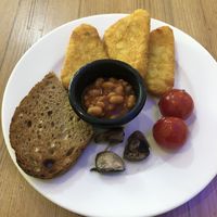 Vegan English breakfast   at Circle Cafe - Saadiyat in Abu Dhabi