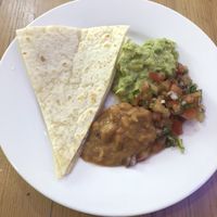 Mexican eggs (minus the eggs)  at Circle Cafe - Saadiyat in Abu Dhabi