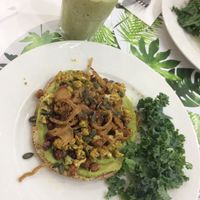 Chickpea flatbread  at Circle Cafe - Saadiyat in Abu Dhabi