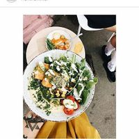 Tofu × mushroom bowl at Hum:Hum in Kyiv