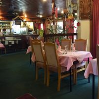 Interior of the small restaurant at River Kwai in Alton
