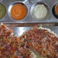 Uttappam at Krishna Vilas in The Hague