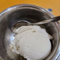 Vegan Vanille ijs at Krishna Vilas in The Hague