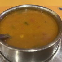 Rasam soup   at Krishna Vilas in The Hague