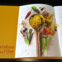 From the menu. at Krishna Vilas in The Hague