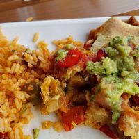Vegan burrito at El Chicos in South West London