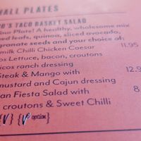 Options at El Chicos in South West London