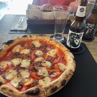 Omnibeef pizza   at The Hungry Wolf in Koh Samui