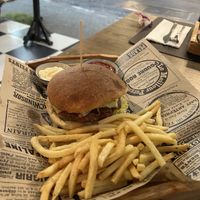 Vegan omnibeef burger  at The Hungry Wolf in Koh Samui