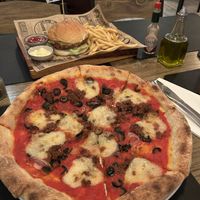 Vegan omnibeef pizza again😄 at The Hungry Wolf in Koh Samui