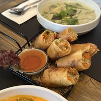 Spring rolls   at The Hungry Wolf in Koh Samui