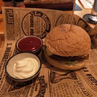 Vegan Cheeseburger at The Hungry Wolf in Koh Samui