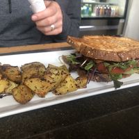 CBLT and fries at Grounded in Stratford