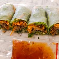 Fresh spring roll at Veggie House 一芳 - AMK in Northeast Singapore