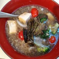 Mushroom udon soup at Veggie House 一芳 - AMK in Northeast Singapore