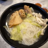Opt for bee hoon soup, comforting food... 👍 at Veggie House 一芳 - AMK in Northeast Singapore