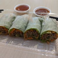 Spring rolls at Veggie House 一芳 - AMK in Northeast Singapore