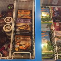 Frozen foods  at Ajda in Maribor