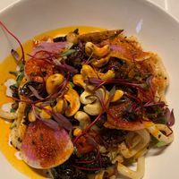 Spicy cashew udon noodles  at Kanu Cafe - Doppio Zero Pizza in Edmonton