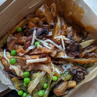 Vegan poutine - large size at Poutine and Cream in Buffalo